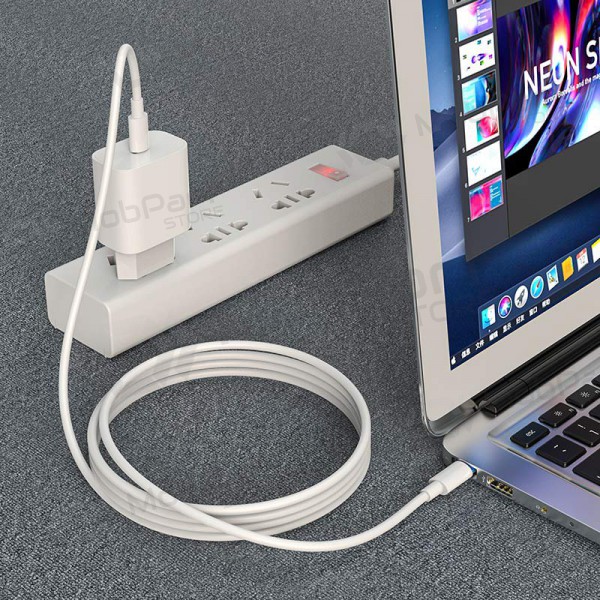 Cabo USB Hoco X51 Tipo-C - Tipo-C 20V 5A 100W 1.0m (branco)