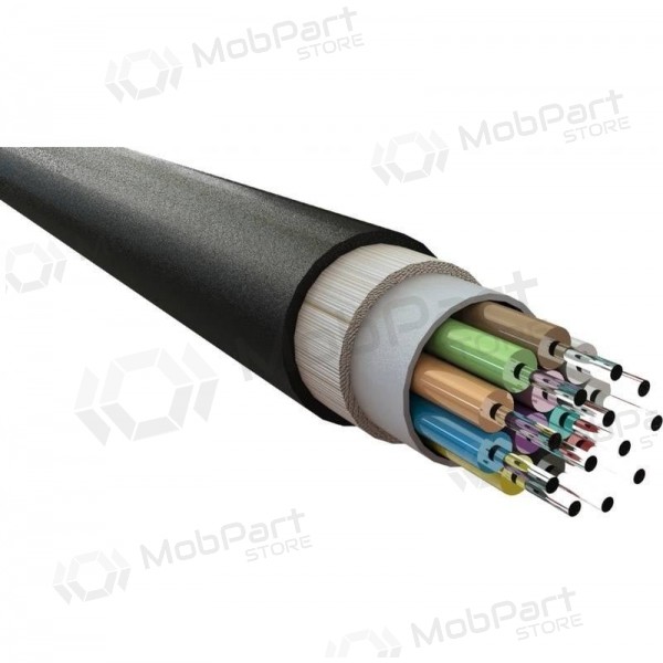 Cabo óptico Excel 205-300 4 fibras monomodo OS2 9/125 G652D LSZH CPR Dca resistente a UV 1000 N