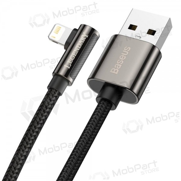 USB cabo Baseus Legend Lightning 2.4A 2.0m (preto) CALCS-A01
