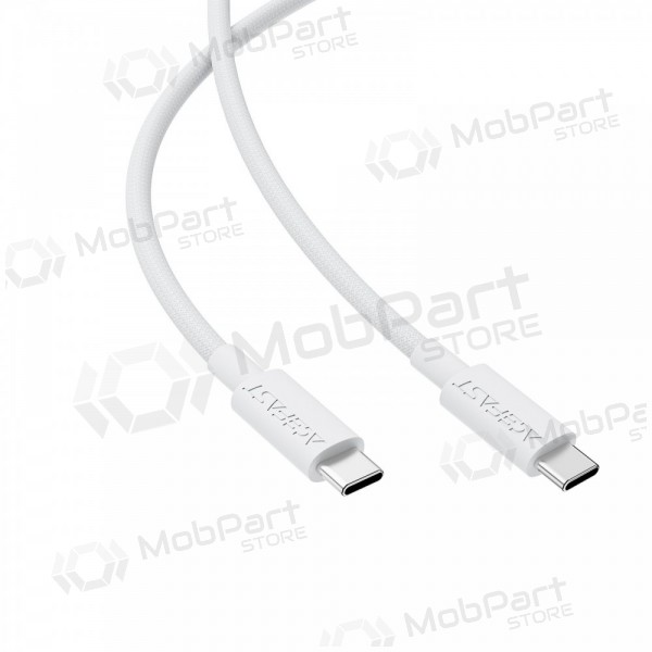 USB cabo Acefast C18-03 60W USB-C to USB-C 1.2m branco