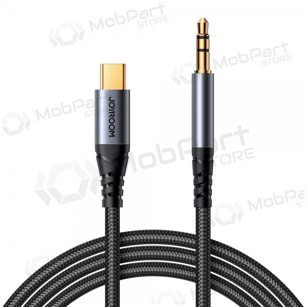 Audio cabo Joyroom SY-A07 USB-C to 3,5mm 1.2m preto