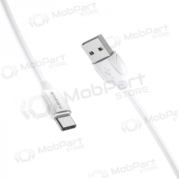 USB cabo Borofone BX19 USB-A to USB-C 1.0m branco