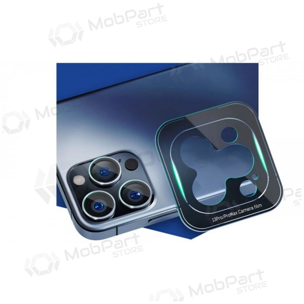 Vidro temperado de proteção para câmara Apple iPhone 14 Pro / 14 Pro Max - 3MK Lens Pro (prateado)