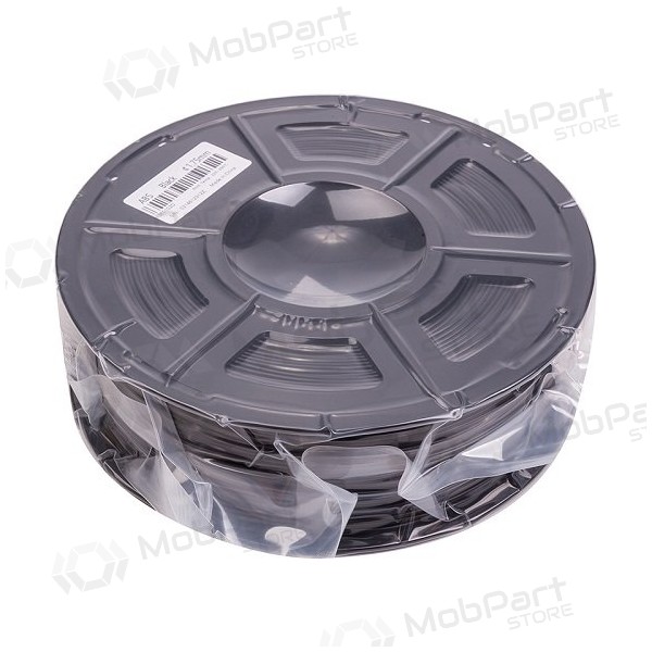 3D spausdinimo plastikas ABS, 1.75mm, 1kg, preto
