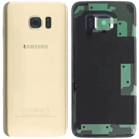 Tampa traseira para Samsung Galaxy S7 Edge (ouro platina) (original)