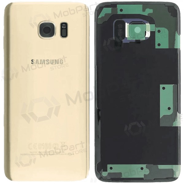 Tampa traseira para Samsung Galaxy S7 Edge (ouro platina) (original)