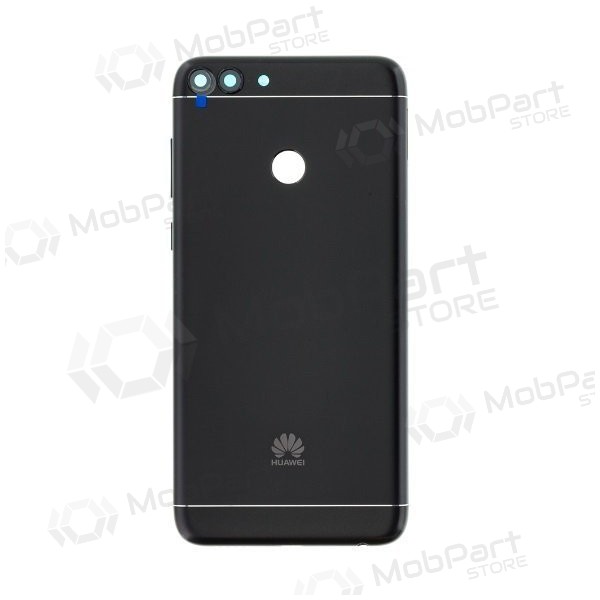 Huawei P Smart / Enjoy 7S tampa traseira da bateria (preto) (usado grade C, original)