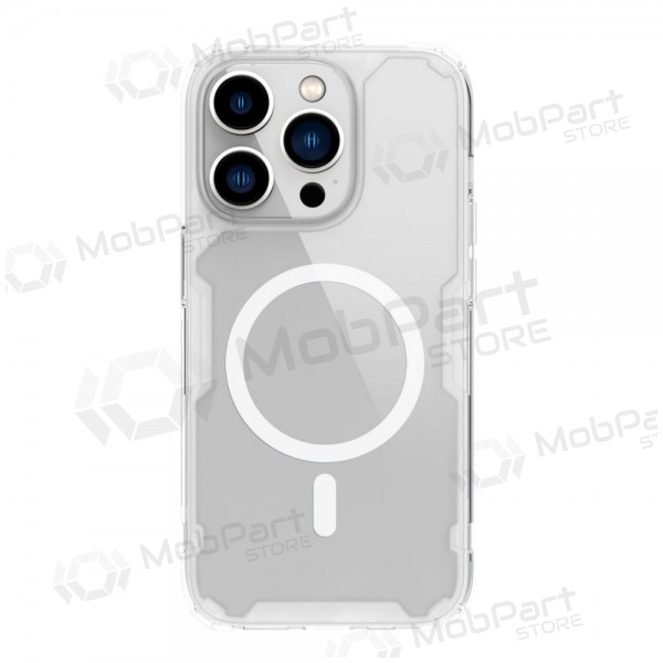 Apple iPhone 13 Pro Max capa „Nillkin Nature Magnetic“ (branco) Apple iPhone 13 Pro Max capa „Nillkin Nature Magnetic“ (branco)