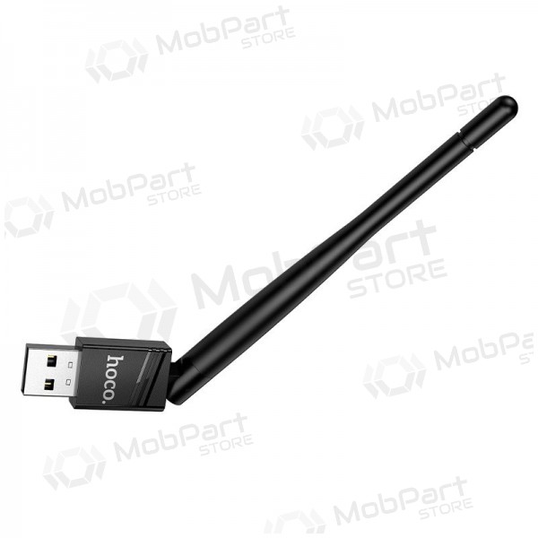 Adaptador USB Wi-Fi Hoco HI37 USB Wi-Fi 4 preto