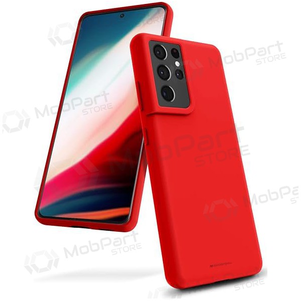 Capa Mercury Silicone Case Samsung A266 A26 5G vermelho