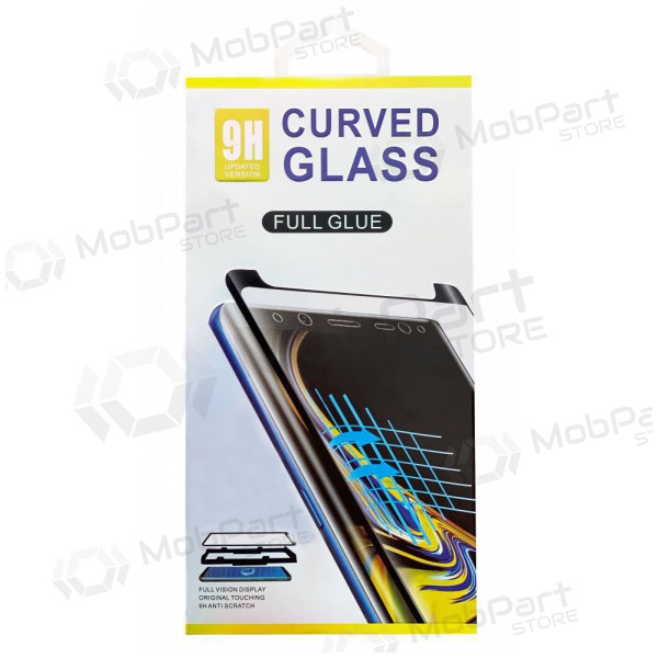 LCD apsauginis stikliukas 9D Curved Full Glue Xiaomi Redmi Note 13 Pro Plus 5G preto