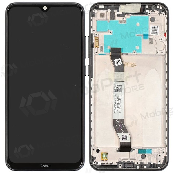 Ecrã Xiaomi Redmi Note 8 / Note 8 2021 (preto) (com moldura) (Premium)