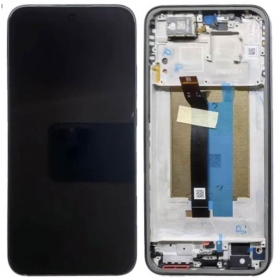 Tela Xiaomi Redmi Note 15 Pro 5G (preta) (com moldura) (OLED)