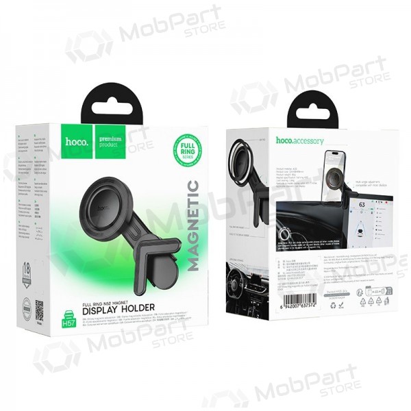 Suporte de telefone para carro Hoco H57 no painel 4.5–7.0 pol.