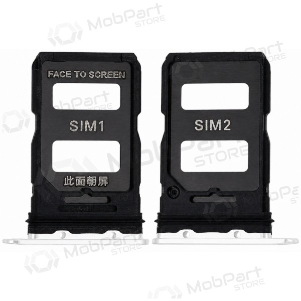 Suporte de cartão SIM Xiaomi 14, 14 Pro (branco)