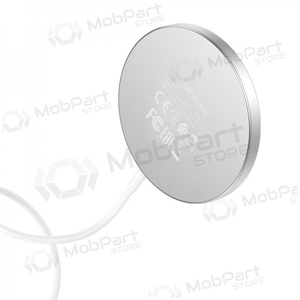 Carregador sem fio Borofone BQ9 Pro Original Magnetic (10W) (prata)