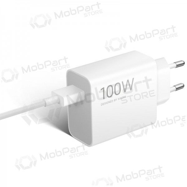 Carregador de telefone Xiaomi Charging Combo BHR095VEU 100 W USB-A com cabo USB-C branco