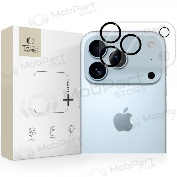 Vidro temperado de proteção para câmara Apple iPhone 17 Pro Max - Tech-Protect Cam Fit+ (transparente)
