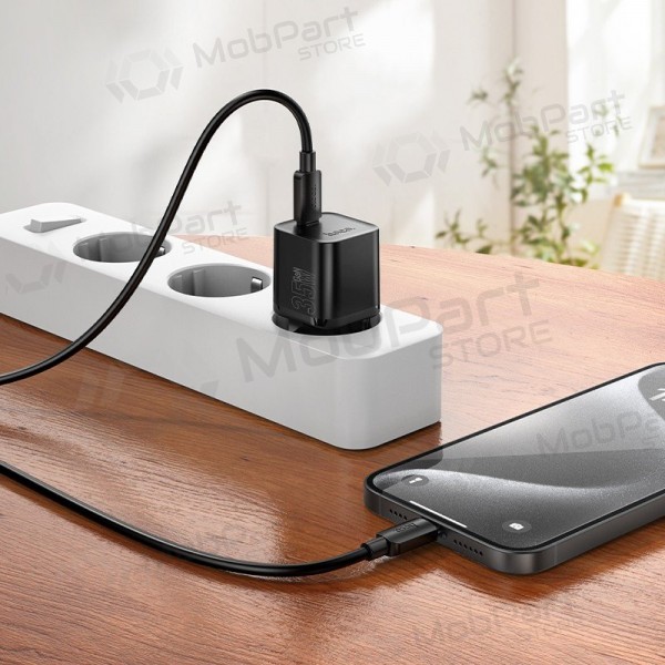 Carregador de telefone Hoco N66 35 W GaN USB-C branco
