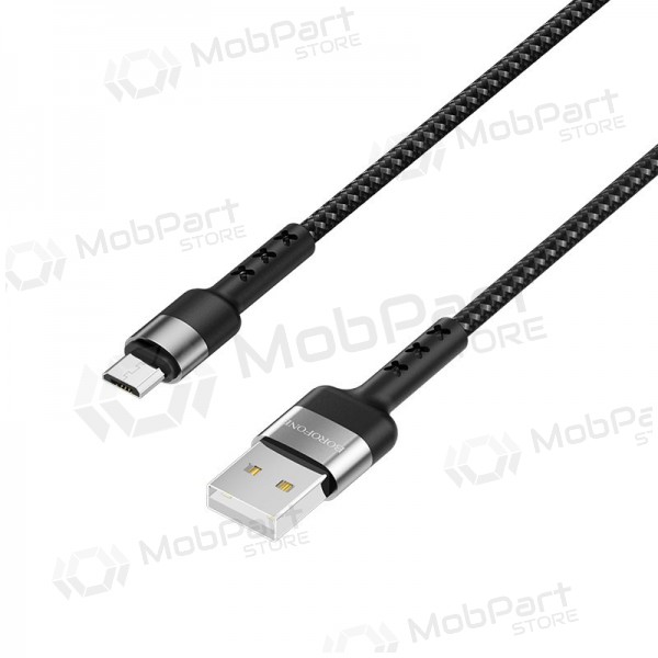 USB cabo Borofone BX34 microUSB 1.0m (preto)