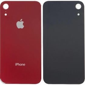 Apple iPhone XR tampa traseira da bateria (vermelho) (bigger hole for camera)