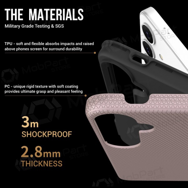 Samsung Galaxy S24 FE capa „Perfectionists“ (rožinio aukso)