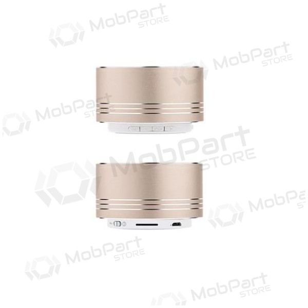 Bluetooth alto-falante portátil HOCO BS5 (MicroSD, mãos livres, AUX,FM) (dourado)