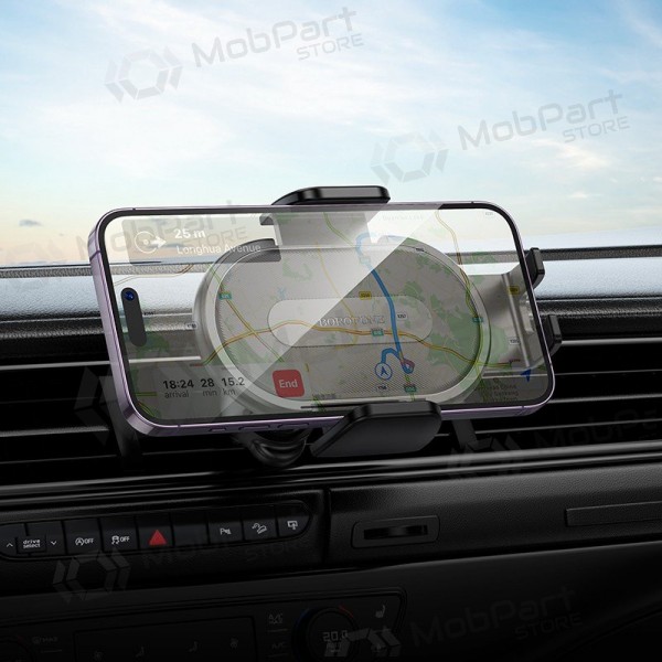 Suporte automotivo para telefone Borofone BH133 para grelha de ventilação 60–90 mm