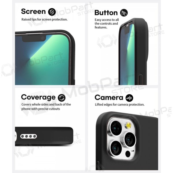 Capa Apple iPhone 16 Pro Max - Mercury Soft Feeling (preto)