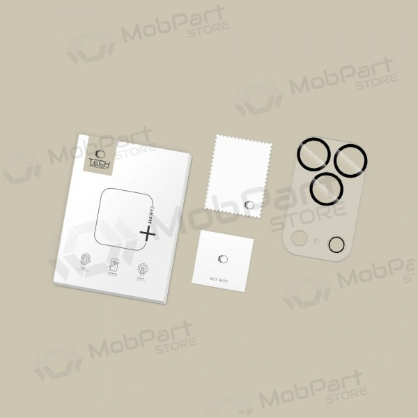 Vidro temperado de proteção para câmara Apple iPhone 17 Pro Max - Tech-Protect Cam Fit+ (transparente)