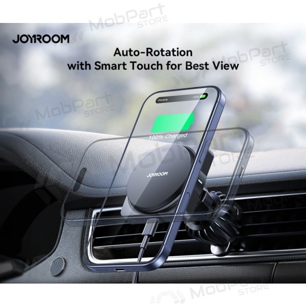 Suporte de telefone para carro com carregamento sem fio Joyroom JR-ZS506 MagSafe 15 W para grelhas de ventilação USB-C