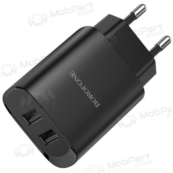 Carregador Borofone BN2 2xUSB 2.1A (preto)