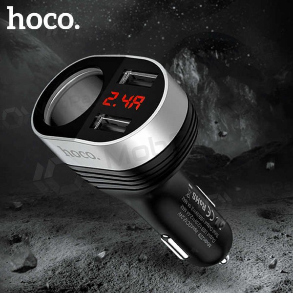 Carregador automobilinis Hoco Z29 x 2 USB (3.1A) (preto)
