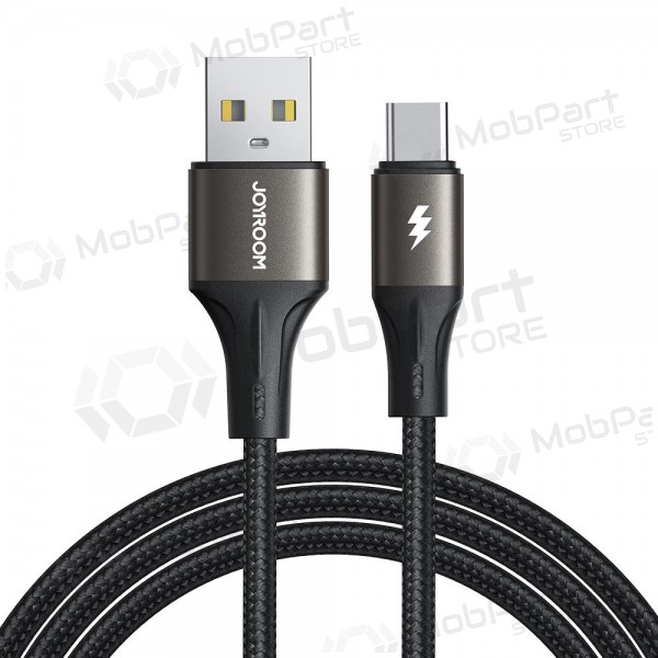 USB cabo Joyroom SA25-AC3 USB to USB-C 3A 1.2m preto