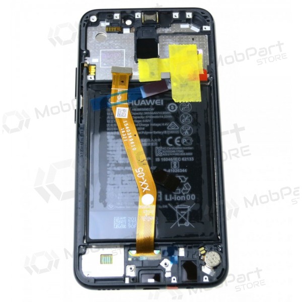Huawei Mate 20 Lite ecrã (preto) (com moldura e bateria) (service pack) (original)