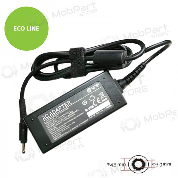 DELL, 45W: 19.5V, 2.31A carregador de portátil