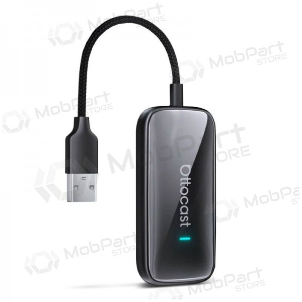 Adaptador sem fio CarPlay/Android Auto Ottocast Play2Video Ultra preto