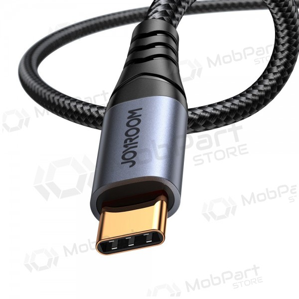 Audio cabo Joyroom SY-A07 USB-C to 3,5mm 1.2m preto