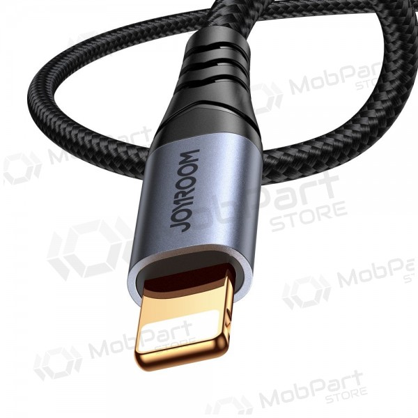 Audio cabo Joyroom SY-A06 Lightning to 3,5mm 1.2m preto