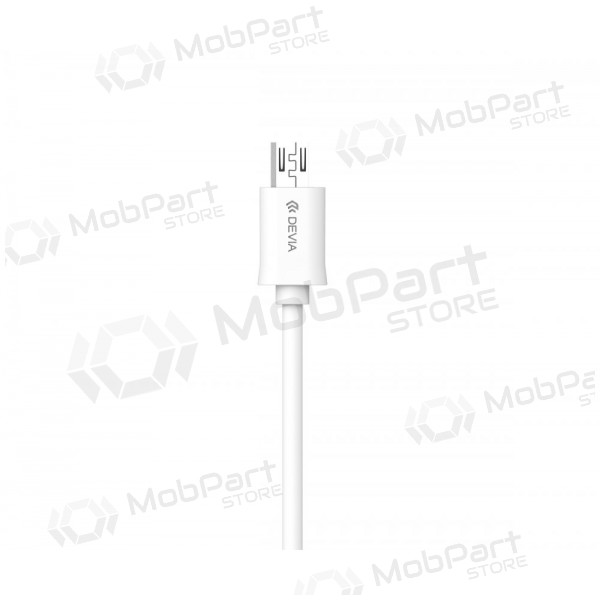 USB cabo Devia Smart microUSB 1.0m (branco)
