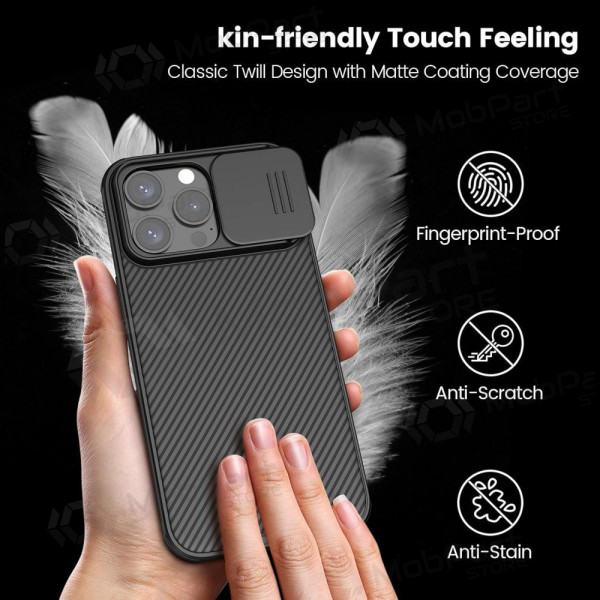 Apple iPhone 15 Pro capa „Nillkin CamShield Pro“ (preto)