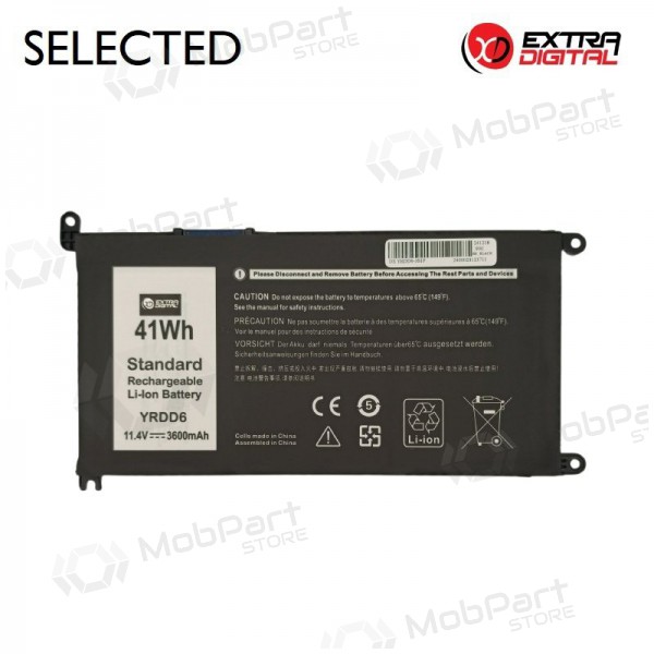 DELL YRDD6, 3600mAh bateria do portátil, Selected DELL YRDD6, 3600mAh bateria do portátil, Selected