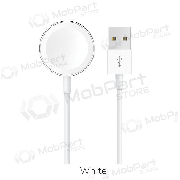 Sem fio carregador HOCO CW16 iWatch (branco)