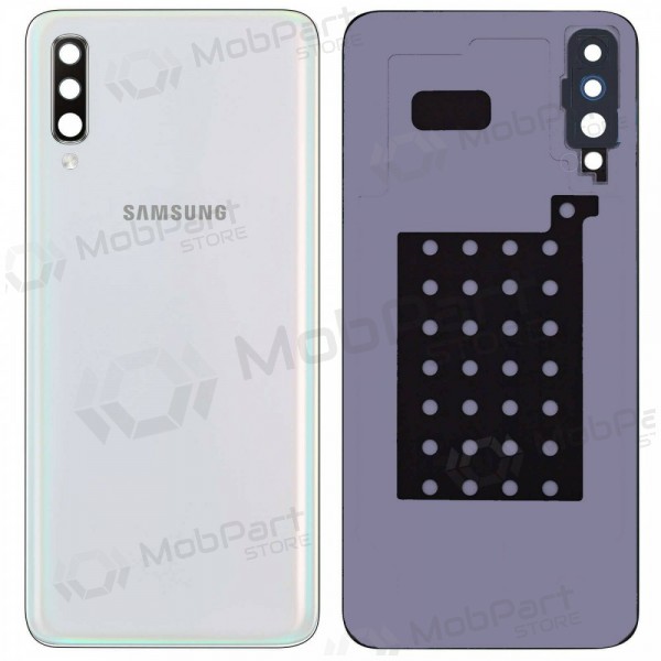 Samsung A505 Galaxy A50 2019 tampa traseira da bateria (branco) (usado grade B, original)