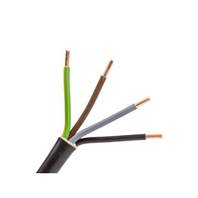 Cabo de força Lietkabelis CYKY 5x2.5 mm² de cobre PVC 450/750V 100 m rolo