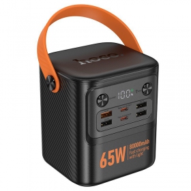 Bateria externa Power Bank Hoco J152 Pro PD65W 80000mAh preto