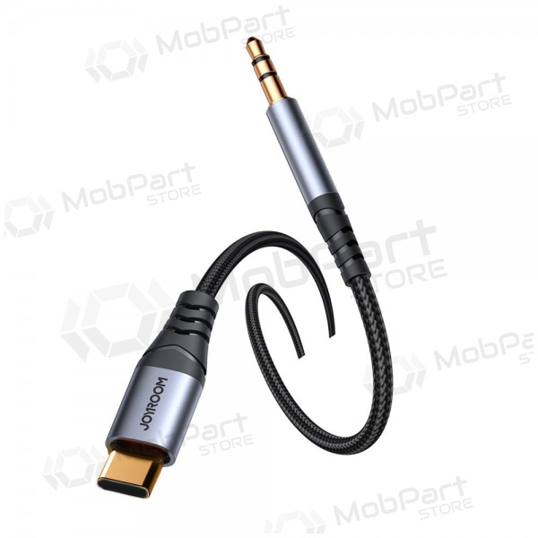 Audio cabo Joyroom SY-A07 USB-C to 3,5mm 1.2m preto