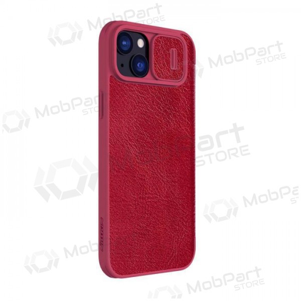 Capa para Apple iPhone 14 - Nillkin Leather (vermelha)