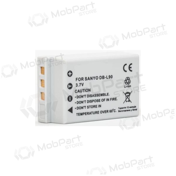 Sanyo DB-L90 foto bateria / acumulador Sanyo DB-L90 foto bateria / acumulador