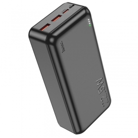 Bateria externa Power Bank Hoco J101B PD 20W+Quick Charge 3.0 22.5W 30000mAh preto